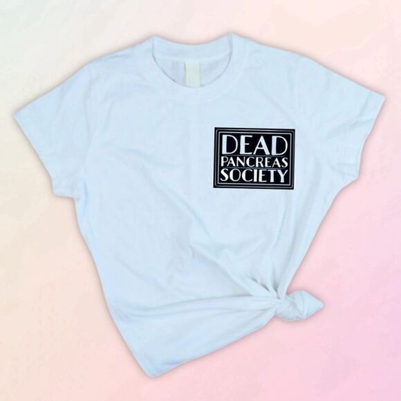 T1D, “Dead Pancreas Society” Tee, Unisex Fit, Sizes S-3XL - Picture 1 of 6